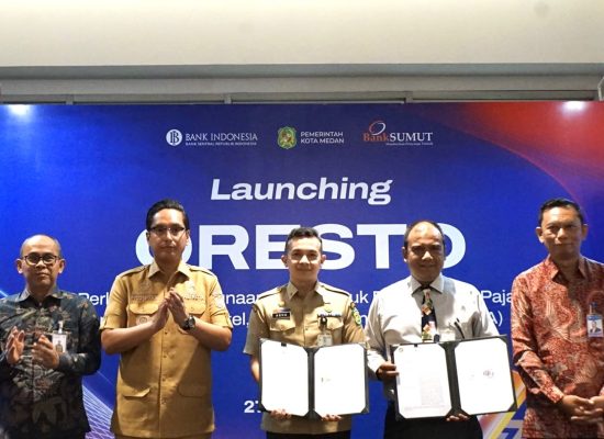 Inovasi Pertama di RI, Bank Sumut–Pemko Medan Hadirkan QRESTO untuk Pajak Instan
