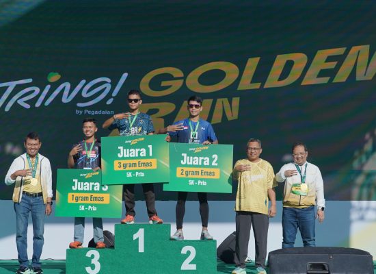 Tring! Golden Run 2026 Sukses Digelar, Pegadaian Kampanyekan Gaya Hidup Sehat dan Investasi Emas