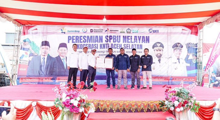 Pertamina Resmikan SPBU Nelayan di Aceh Selatan, Akses BBM Lebih Mudah untuk Nelayan
