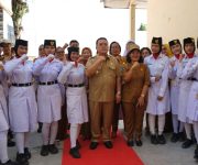 Wali Kota Wesly Jadi Pembina Upacara di SMPN 4 Pematangsiantar, Sekaligus Monitoring Program MBG