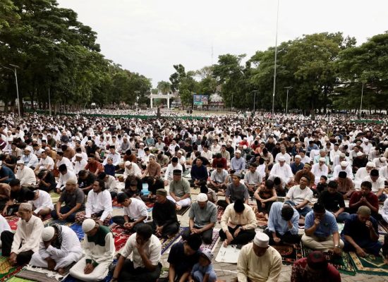 Pemko Pematangsiantar Gelar Sholat Idul Adha di Lapangan Adam Malik