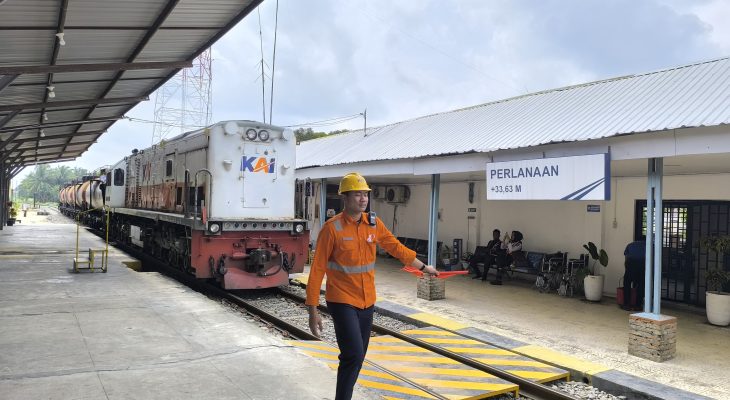 Angkutan CPO KAI Sumut Naik Tajam, Capai 9.855 Ton dalam Sebulan