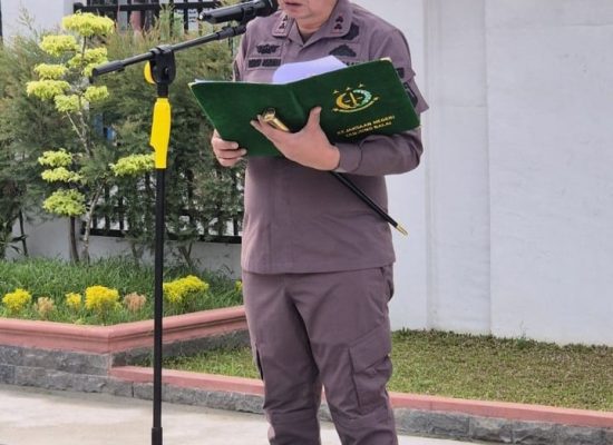HUT PERSAJA Ke 75, Kajari Tanjung Balai Sampaikan Amanat Jaksa Agung