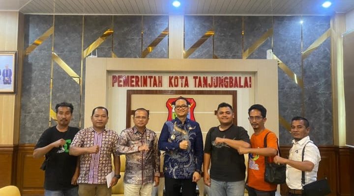 Wawako Tanjungbalai Terima Audiensi Forwakum, Dukung Peran Media dalam Edukasi Hukum