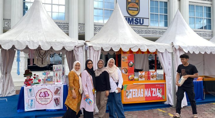 UMKM Binaan Pelindo Regional 1 Ramaikan Bazar Medan Coding Competition 2026