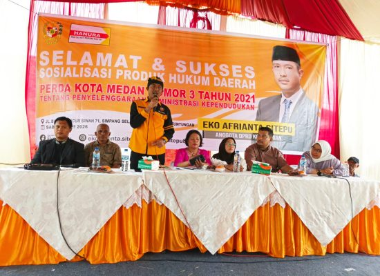 Eko Afrianta Sitepu Dorong Perbaikan Pelayanan Adminduk di Medan Tuntungan