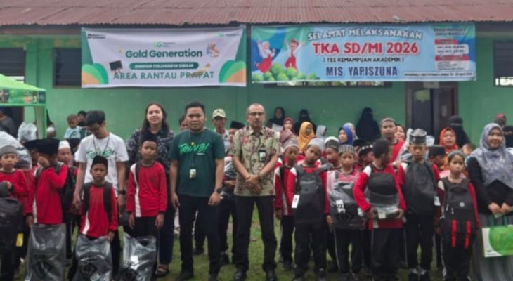 Hardiknas 2026, Pegadaian Peduli Bantu Siswa MIS YAPISZUNA Lewat Program Gold Generation