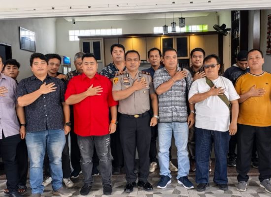 Polsek Medan Tuntungan Gandeng Insan Pers Jaga Keamanan Wilayah
