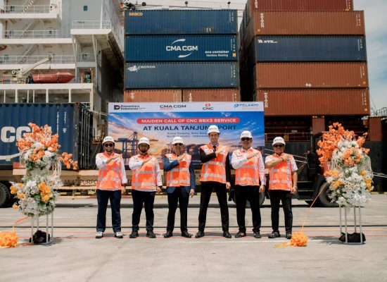 PMT Layani Pelayaran Langsung Perdana CMA CGM dari Kuala Tanjung ke China Selatan