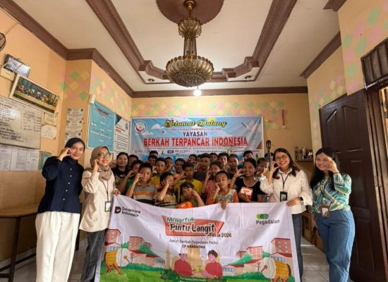 Pegadaian CP Krakatau Gelar Program “Mengetuk Pintu Langit 2026”, Berbagi Kasih Bersama Anak Panti