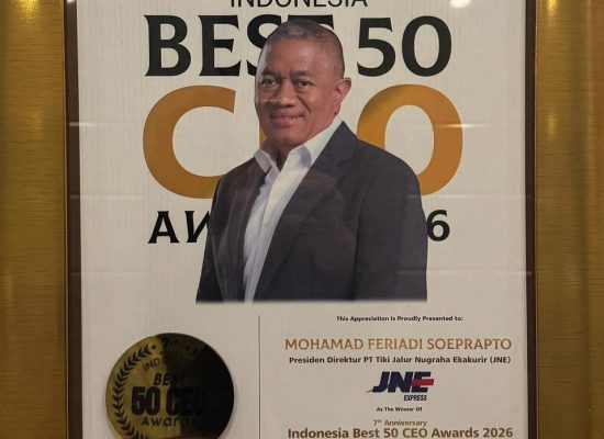 Mohamad Feriadi Soeprapto Raih Indonesia Best 50 CEO Awards 2026