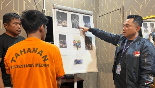 Panglima Geng Motor NKB Ditangkap Saat Transaksi Vape Narkoba di Medan
