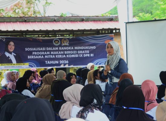 Sosialisasi Program MBG Hadir Menyapa Warga Desa Perkebunan Bukit Lawang