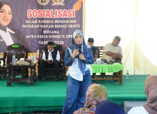 Komisi IX dan BGN Gelar Sosialisasi Program MBG di Desa Pertumbukan Langkat Dorong Generasi Sehat