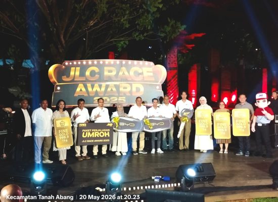 JLC Race Award 2025, JNE Beri Apresiasi bagi Pelaku UKM Berprestasi di Indonesia