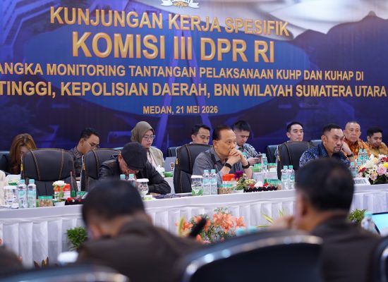 Komisi III DPR RI Bahas Tantangan KUHP dan KUHAP Baru di Sumatera Utara