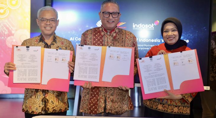 Indosat, Wadhwani, dan Kemnaker Teken MoU Cetak 1 Juta Talenta Digital Indonesia melalui AI