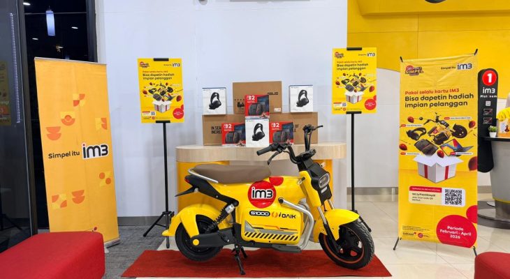 Program “IM3 Pasti Simpel” Disambut Antusias, Hadiah Motor Listrik Jadi Daya Tarik Utama