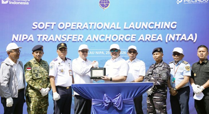 Pelindo Soft Launching Layanan Kepelabuhanan Strategis di Perairan Nipa