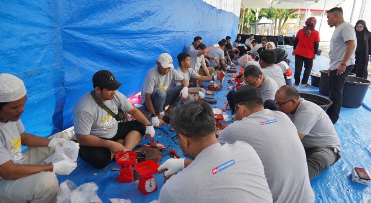 Pertamina Sumbagut Salurkan Bantuan Hewan Kurban ke 24 Lokasi Operasional dan 9 Yayasan
