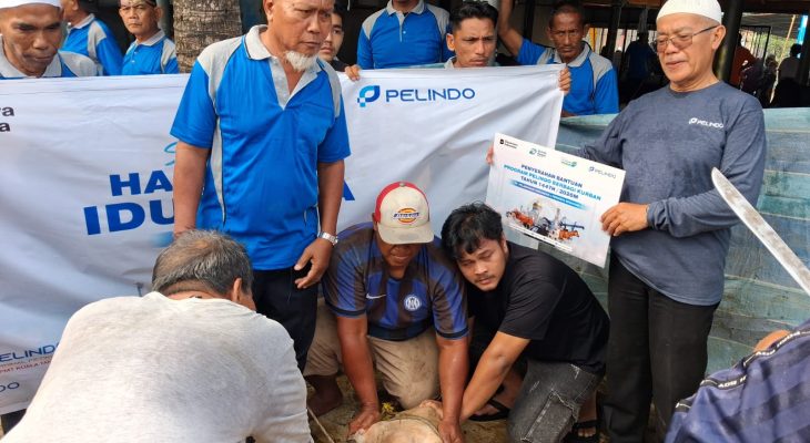 Pelindo Regional 1 Salurkan Hewan Qurban ke Masjid Sekitar Pelabuhan