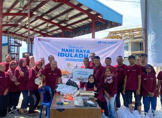 Pelindo Regional 1 Belawan Salurkan 5 Ekor Sapi Kurban untuk Masyarakat Sekitar Pelabuhan