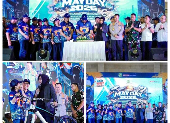 Rico Waas Hiburan Buruh di May Day, Lailatul Badri Tekankan Pengawasan Hak Pekerja