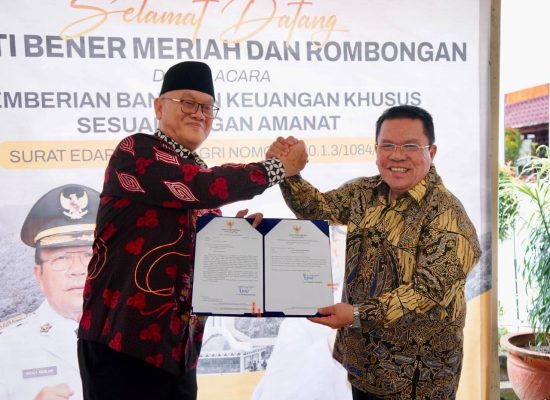 Wali Kota Wesly Terima Kunjungan Pemkab Bener Meriah terkait Bantuan Rp25 M untuk Daerah Terdampak Bencana