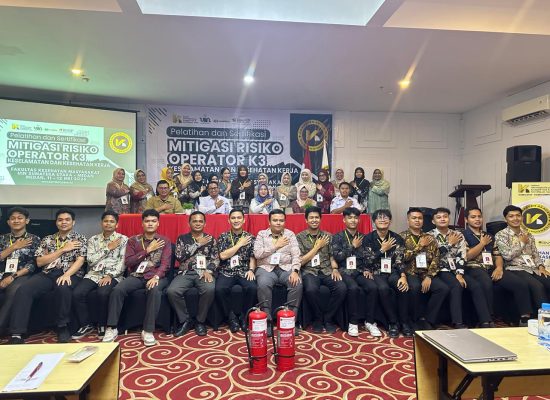 FKM UIN Sumut Gelar Pelatihan dan Sertifikasi Mitigasi Risiko Operator K3 Bersertifikat BNSP