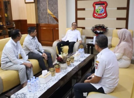 Plh Wali Kota Tanjungbalai Terima Audiensi Pimpinan Cabang Bank Sumut yang Baru