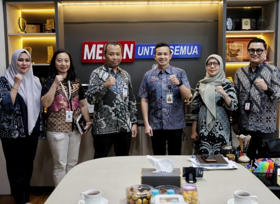 Perkuat Sinergi, Kepala Bapenda Kota Medan Terima Kunjungan Pimpinan Bank Sumut Cabang Utama