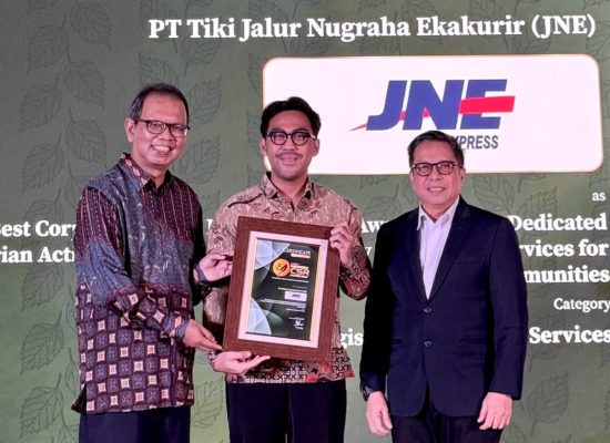 JNE Raih Penghargaan Indonesia CSR Awards 2026, Wujud Nyata Semangat “Connecting Happiness”