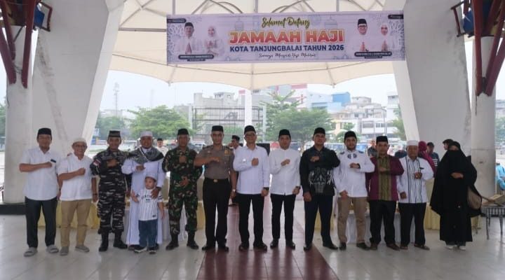 Sinergi Pemko dan Forkopimda Tanjungbalai Sambut Pemulangan 130 Jemaah Haji 1447 H
