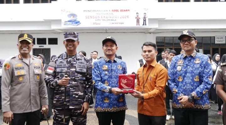 Wali Kota Tanjungbalai Lepas 138 Petugas Sensus Ekonomi 2026, Ajak Masyarakat Berikan Data Akurat