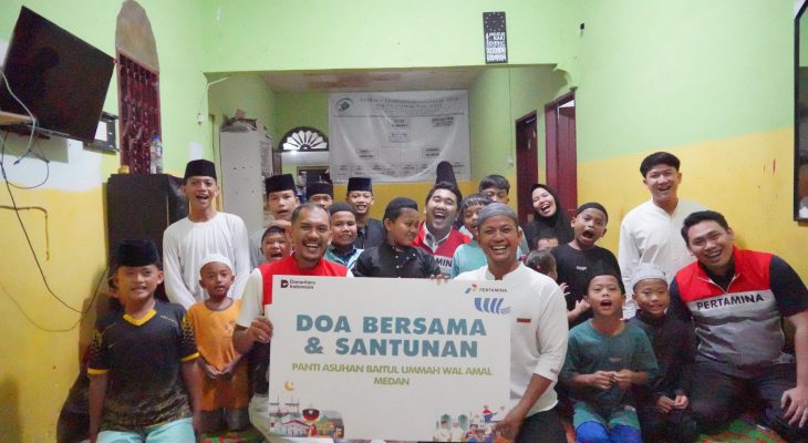 Pertamina Berkah Hadir di Lima Provinsi Sumbagut, Santuni Anak Yatim, Duafa dan Penyandang Disabilitas