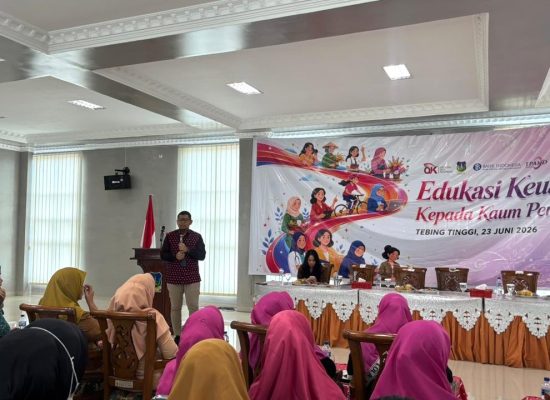 OJK dan Pemko Tebing Tinggi Perkuat Literasi Keuangan Perempuan Melalui Edukasi Keuangan