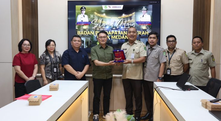 Bapenda Kota Medan Terima Kunjungan Studi Komparasi Bapenda Kota Manado Terkait Implementasi QRESTO