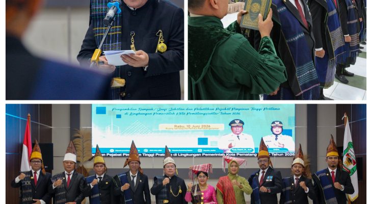 Wali Kota Wesly Lantik 7 Pejabat Eselon II, Tekankan Integritas dan Pelayanan Publik