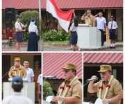 Wali Kota Wesly Pembina Upacara di SMPN 1 Pematangsiantar, Ajak Siswa Jauhi Hal Negatif