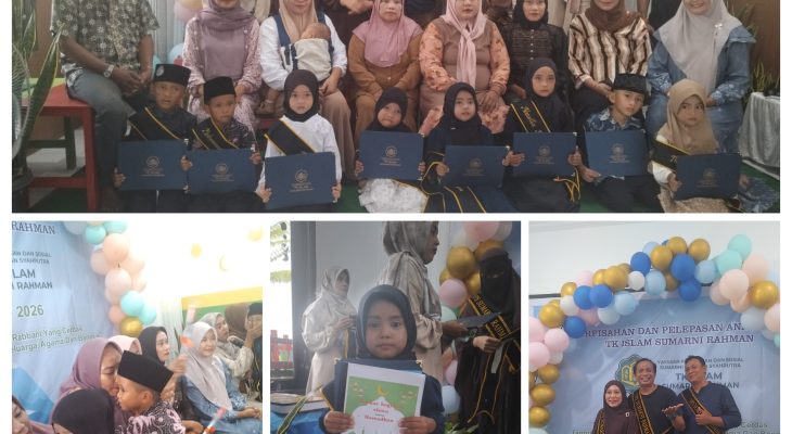 Pelepasan Angkatan Pertama TK Sumarni Rahman Berlangsung Haru, Orang Tua Apresiasi Dedikasi Guru dan Yayasan