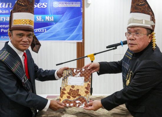 Wali Kota Wesly Lantik Budiman Ricardo Surya Tanjung sebagai Dirtek Perumda Tirta Uli