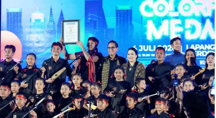 Pesona Colorful Medan Sukses Hibur Warga, Rekor MURI 100 Pemain Kulcapi Jadi Sorotan