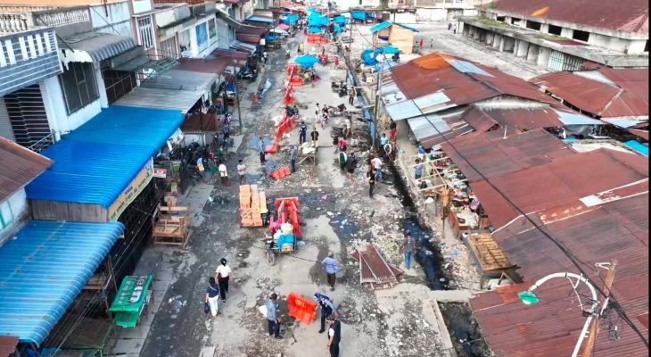 Penanganan Pasar Dwikora Pasca Terbakar, Bantuan Tahap 1 Sudah Disalurkan, Proses Pembangunan Area Kios Dipersiapkan