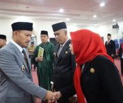 Lantik 16 Pejabat, Mahyaruddin Salim Minta Seluruh ASN Siap Wujudkan Tanjungbalai EMAS