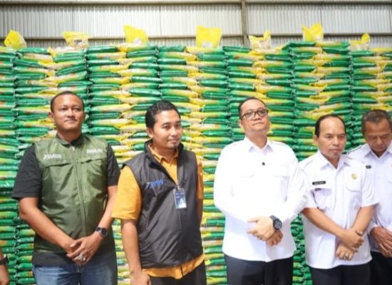 Cek Gudang Bulog Divre Asahan, Wakil Wali Kota Tanjungbalai Sebut Ketersediaan Beras Aman