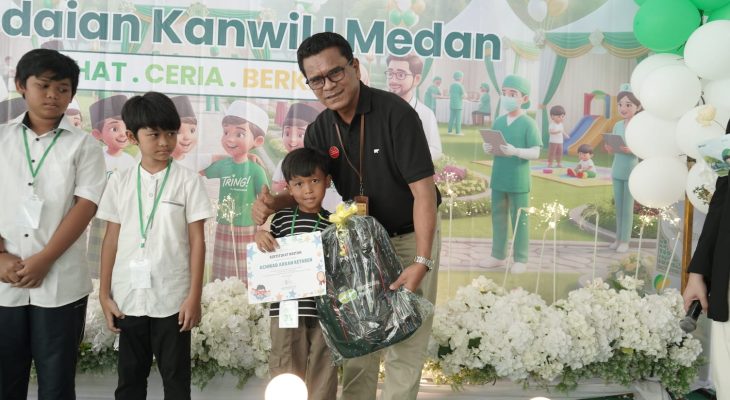Wujud Kepedulian Sosial, PT Pegadaian Kanwil I Medan Gelar Khitanan Massal untuk 100 Anak ‎