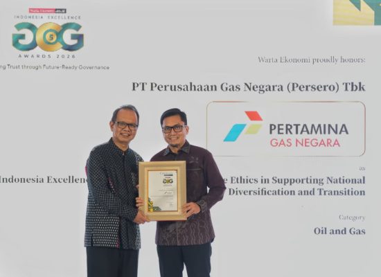 PGN Raih Penghargaan Indonesia Excellence GCG Award 2026, Tegaskan Komitmen Tata Kelola Berintegritas