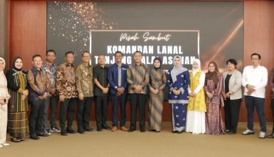 Wali Kota dan Wakil Wali Kota Tanjungbalai Hadiri Pisah Sambut Danlanal TBA