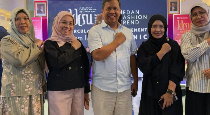 Desainer Binaan Pelindo Regional 1 Tampil di Medan Fashion Trend 2026