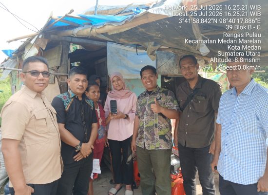 Penghuni Rumah Kardus di Bantaran Sungai Deli, Ternyata Miliki Rumah di Medan Marelan